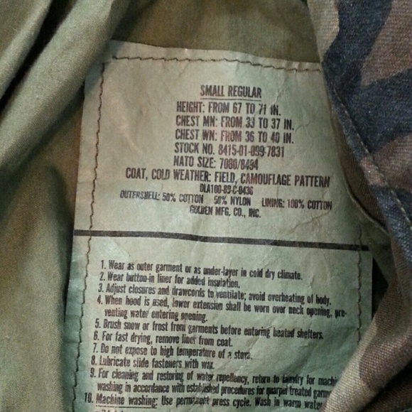 Vintage Army Field Jacket - Picture 3 of 3